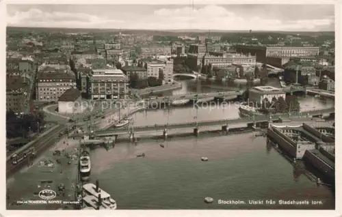 AK / Ansichtskarte STOCKHOLM  Sweden Utsikt fran Stadshusets torn