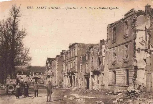 AK / Ansichtskarte St Mihiel Commercy 55 Meuse Quartier de la Gare Station Quarter