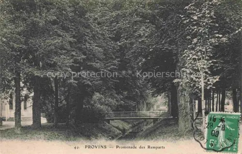 AK / Ansichtskarte Provins 77 Seine-et-Marne Promenade des Remparts