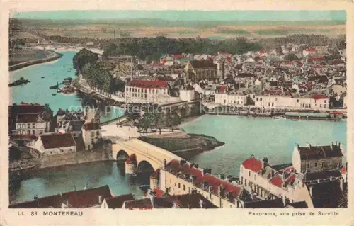 AK / Ansichtskarte Montereau -Fault-Yonne PROVINS 77 Seine-et-Marne Panorama vue prise de Surville