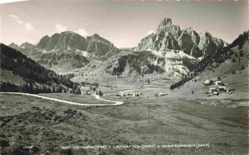 AK / Ansichtskarte Corvara 1558m Pustertal Suedtirol IT Campatsch e Sassongher