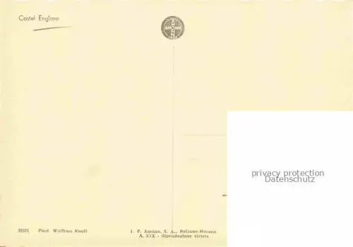 AK / Ansichtskarte Englaro Englar Appiano Eppan Suedtirol IT Castel Englaro