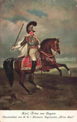 AK / Ansichtskarte Adel Bayern Monarchie Karl Prinz von Bayern 