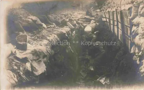 AK / Ansichtskarte Militaria Schuetzengraben 