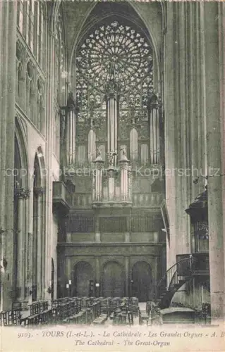 AK / Ansichtskarte Orgel Kirchenorgel Organ Orgue Tours Grandes Orgues