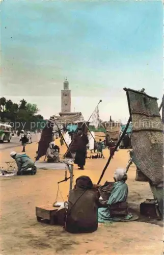 AK / Ansichtskarte Marrakech Marrakesch Maroc Place Djema El Fna