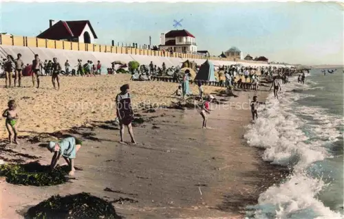 AK / Ansichtskarte Hauteville-Plage Coutances 50 Manche La plage à marée haute
