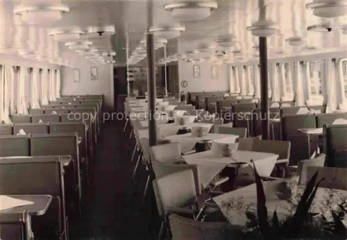 AK / Ansichtskarte POTSDAM M. S. Sanssouci Weisse Flotte Gesellschaftsraum Oberdeck