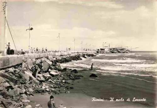 AK / Ansichtskarte RIMINI IT Il molo di levante