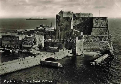 AK / Ansichtskarte NAPOLI Neapel Naples IT Santa Lucia e Castel dell' Ovo