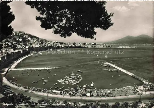 AK / Ansichtskarte NAPOLI Neapel Naples IT Panorama e porticciuolo di Mergellina
