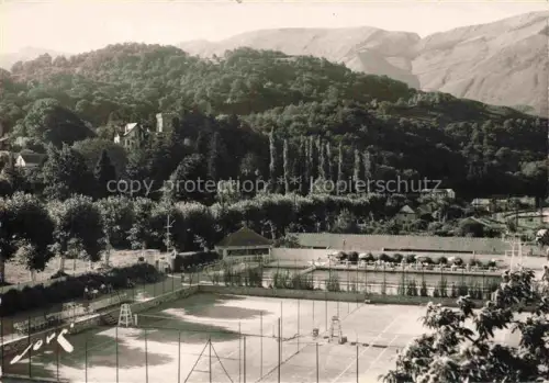 AK / Ansichtskarte Argeles-Gazost 65 Hautes-Pyrenees La piscine et les courts de tennis