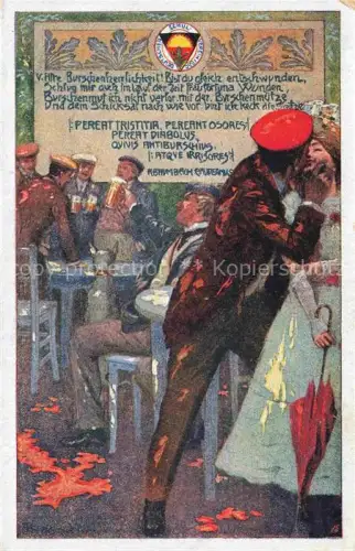 AK / Ansichtskarte BDD Schulverein Nr. 240 Bier Regenschirm 