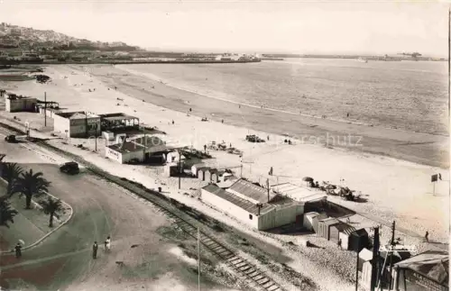 AK / Ansichtskarte TANGER Tangier Tangiers Maroc La plage vue aérienne
