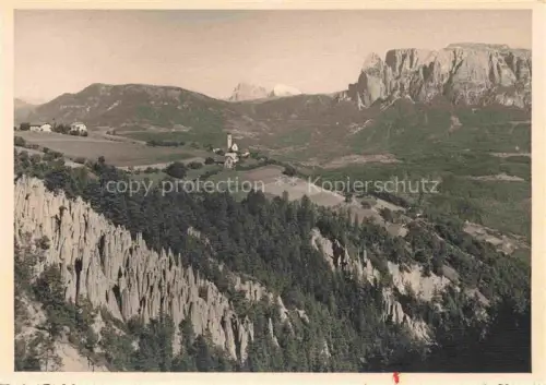 AK / Ansichtskarte Guglie di Terra Renon Ritten Bolzano Suedtirol IT Panorama verso le Dolomiti
