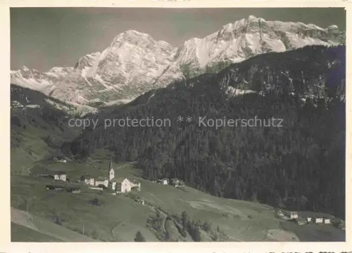 AK / Ansichtskarte Valle di Badia Val Badia Gadertal Suedtirol IT verso Monte Sta Croce