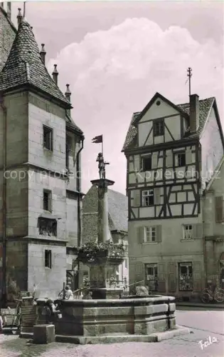 AK / Ansichtskarte Weissenburg  Bayern Schweppermannsbrunnen Altstadt Fachwerkhaus