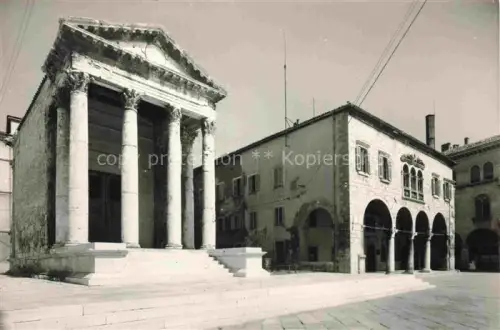 AK / Ansichtskarte Pula Pola Croatia Augustustempel