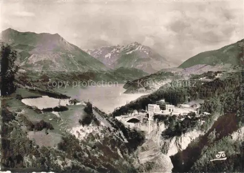 AK / Ansichtskarte Le Devoluy GAP 05 Hautes-Alpes Panorama Lac du Sautet le pont et le barrage vue aérienne