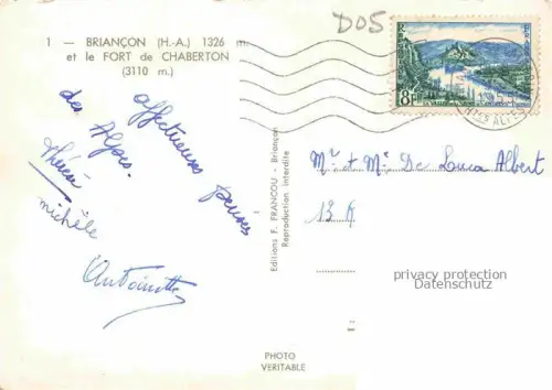 AK / Ansichtskarte Briancon 05 Hautes-Alpes Vue générale Fort de Chaberton