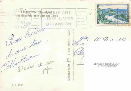 AK / Ansichtskarte Briancon 05 Hautes-Alpes Vue générale et Fort des Têtes