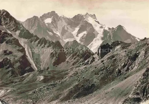 AK / Ansichtskarte Monetier-les-Bains Le Briancon 05 Hautes-Alpes Panorama Massif de la Meije vu de la Ponsonnière
