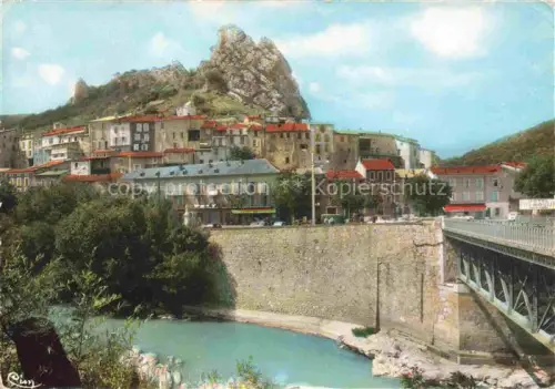 AK / Ansichtskarte Serres Gap 05 Hautes-Alpes Le pont sur le Buech Centre Ville