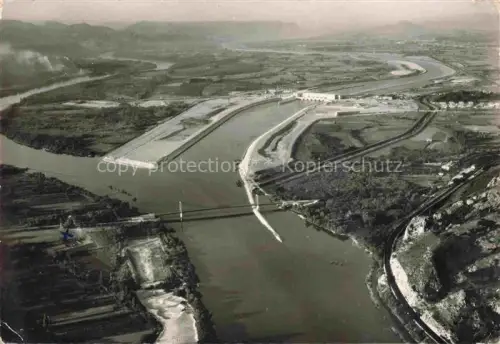 AK / Ansichtskarte MONTELIMAR  Nyons 26 Drome Amenagement du Rhone Chute de Montelimar Le Rhone Canal Usine Henri-Poincaré vue aérienne
