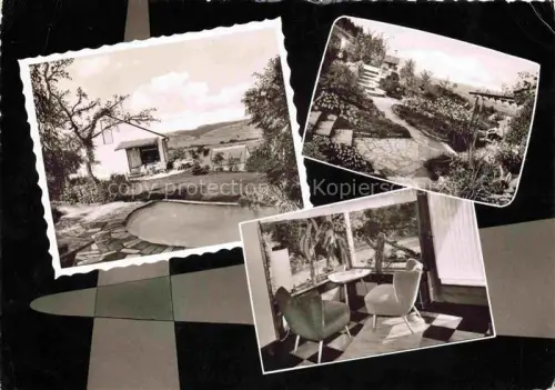 AK / Ansichtskarte Eltmann Pension Mueller Garten Fremdenzimmer