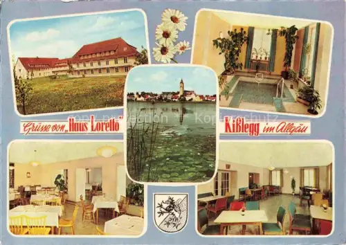 AK / Ansichtskarte Kisslegg Kurhaus Haus Loretto Gastraeume Kurbad Kneippkurort