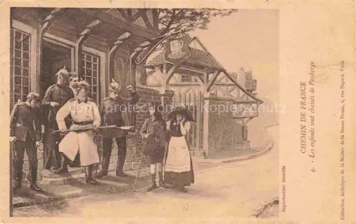 AK / Ansichtskarte Polizei Police Policia-- Chemin de France 