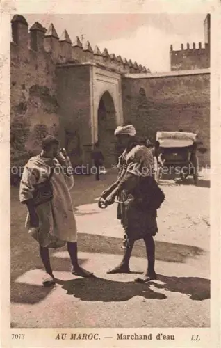 AK / Ansichtskarte Maroc Marokko Marchand eau LL Nr. 7073