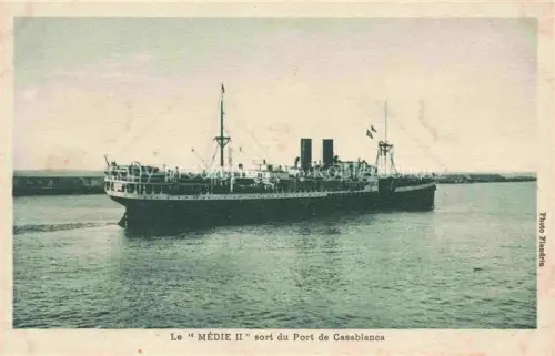 AK / Ansichtskarte Dampfer Binnenschifffahrt Le Medie 2 Port de Casablanca