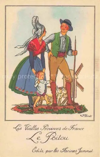 AK / Ansichtskarte DROIT Jean Kuenstlerkarte Le Poitou France 
