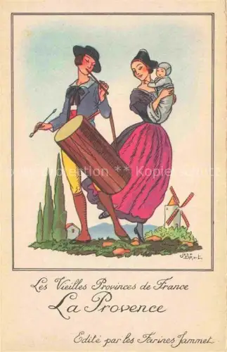 AK / Ansichtskarte DROIT Jean Kuenstlerkarte La Provense France Farines Maltees Jammet