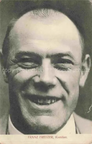 AK / Ansichtskarte Humor Humour-- Franz Fretzer Komiker