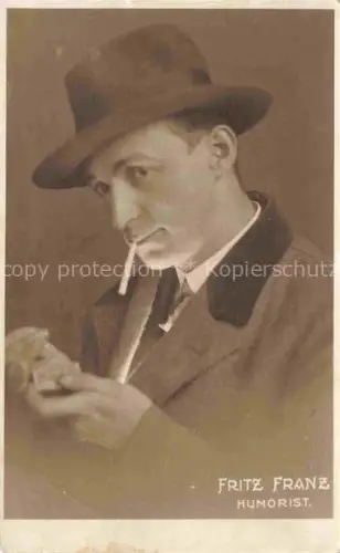 AK / Ansichtskarte Humor Humour-- Fritz Franz Zigaretten Hut  