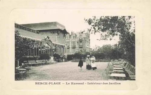 AK / Ansichtskarte BERCK-PLAGE 62 Le Kursaal intérieur des jardins