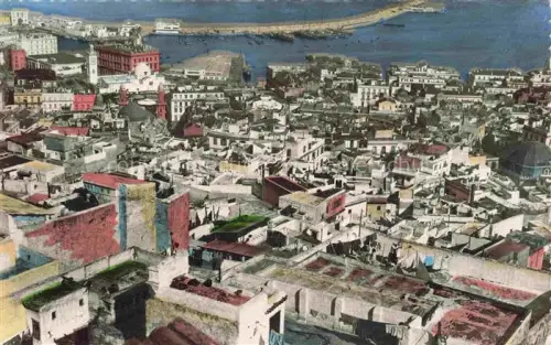 AK / Ansichtskarte Algier ALGER Algerie Vue générale aérienne La Casbah et le port
