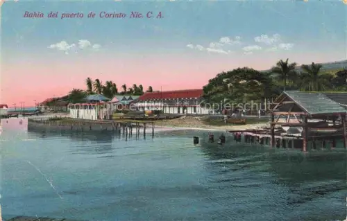 AK / Ansichtskarte Corinto_Nicaragua Bahia del puerto 