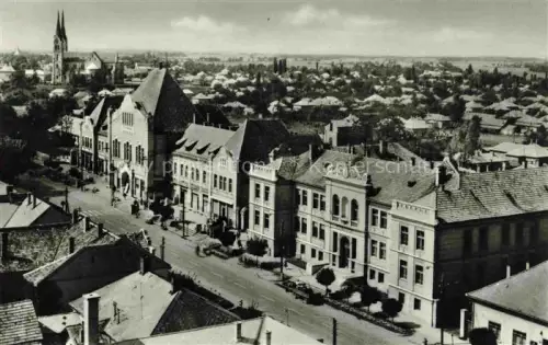 AK / Ansichtskarte Toeroekszentmiklos Stadtpanorama Zentrum Kirche