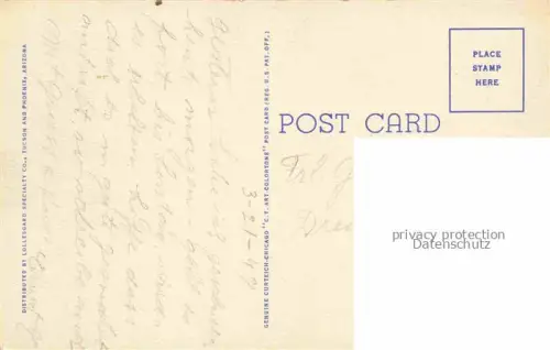 AK / Ansichtskarte PHOENIX Arizona USA Post Office and Hotel Westward Ho Illustration