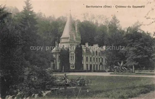 AK / Ansichtskarte Serifontaine BEAUVAIS 60 Oise Château du Saussard Schloss