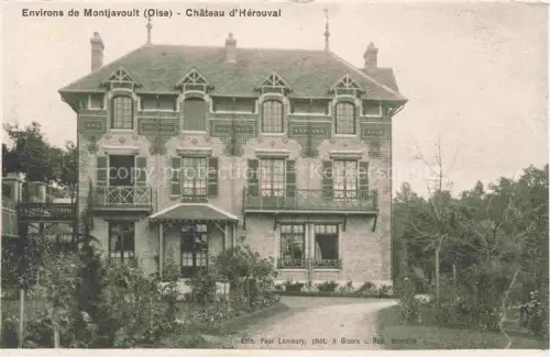 AK / Ansichtskarte Montjavoult Beauvais 60 Oise Château d'Hérouval Schloss
