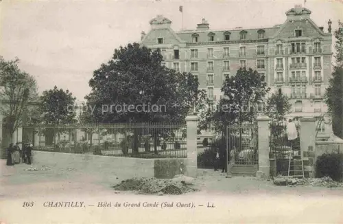 AK / Ansichtskarte Chantilly SENLIS 60 Oise Hôtel du Grand Condé