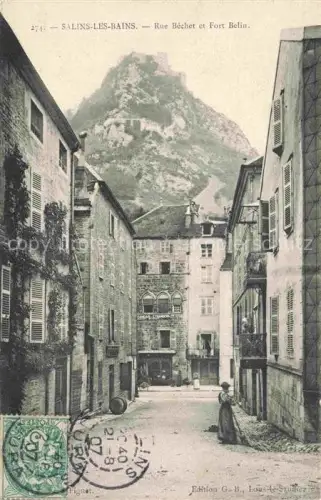AK / Ansichtskarte Salins-les-Bains 39 Jura Rue Béchet et Fort Belin