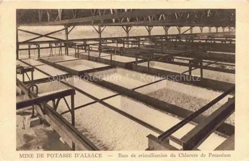 AK / Ansichtskarte MULHOUSE Muehlhausen 68 Alsace Mine de potasse d'Alsace Bacs de cristallisation du Chlorure de Potassium
