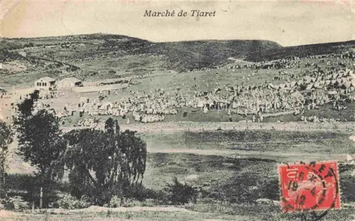 AK / Ansichtskarte Tiaret Algerie Marché