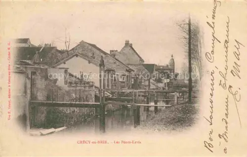 AK / Ansichtskarte Crecy en Brie MEAUX 77 Seine-et-Marne Les Ponts-Levis