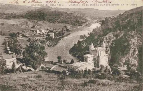 AK / Ansichtskarte Roanne 42 Loire Château de la Roche sur les bords de la Loire